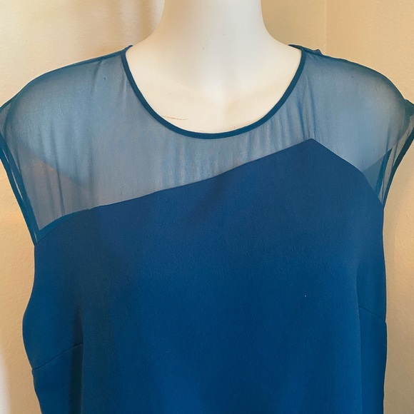 Beautiful crystal teal  dress - Picture 1 of 6